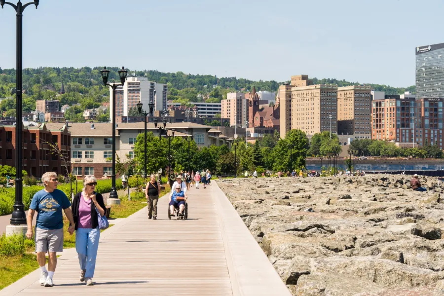 Duluth's Lakewalk 
