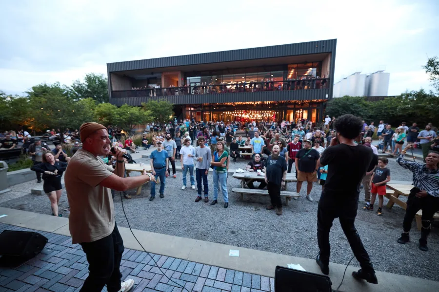 Mixed Blood Majority performs at Surly Brewing, part of a Doomtree showcase