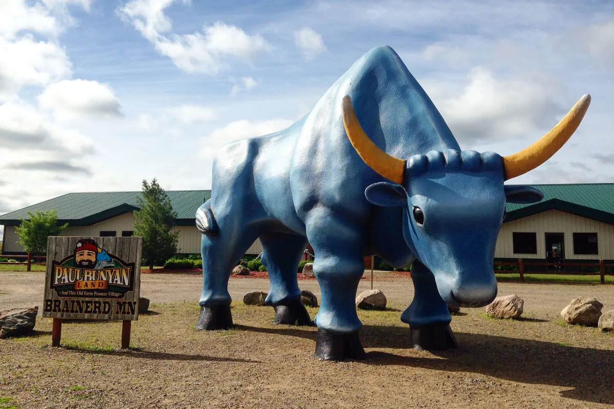 Babe the Blue Ox Paul Bunyanland