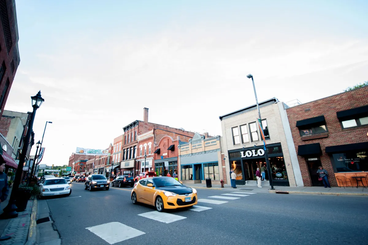 Stillwater street and shops