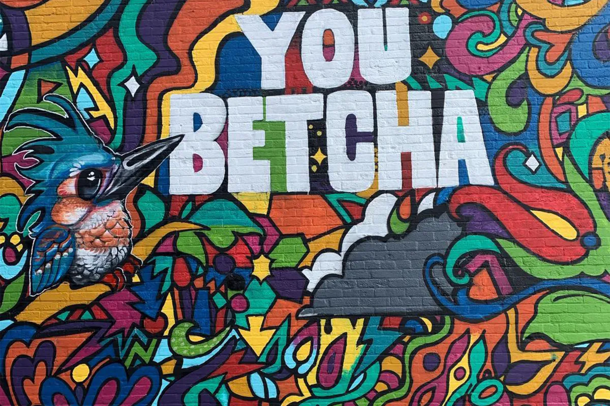 You Betcha mural Brainerd