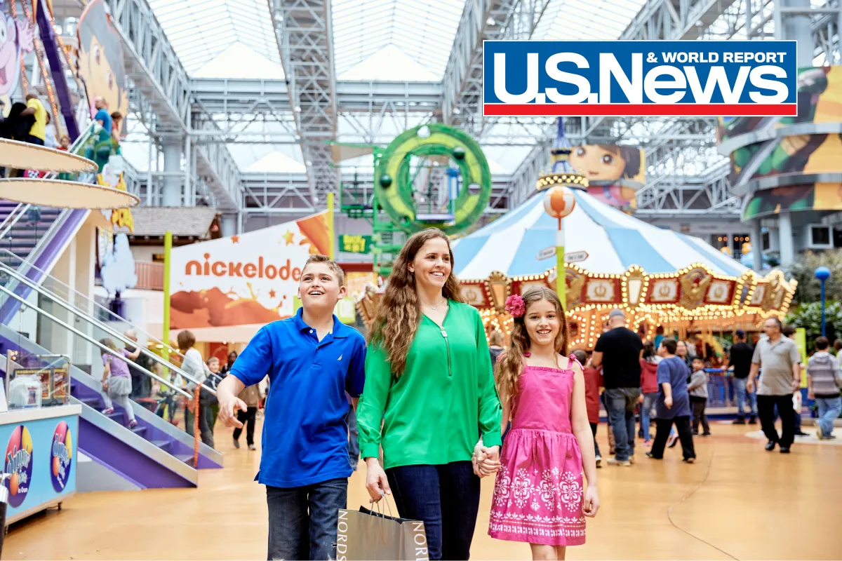 Mall of America family Nickelodeon Universe