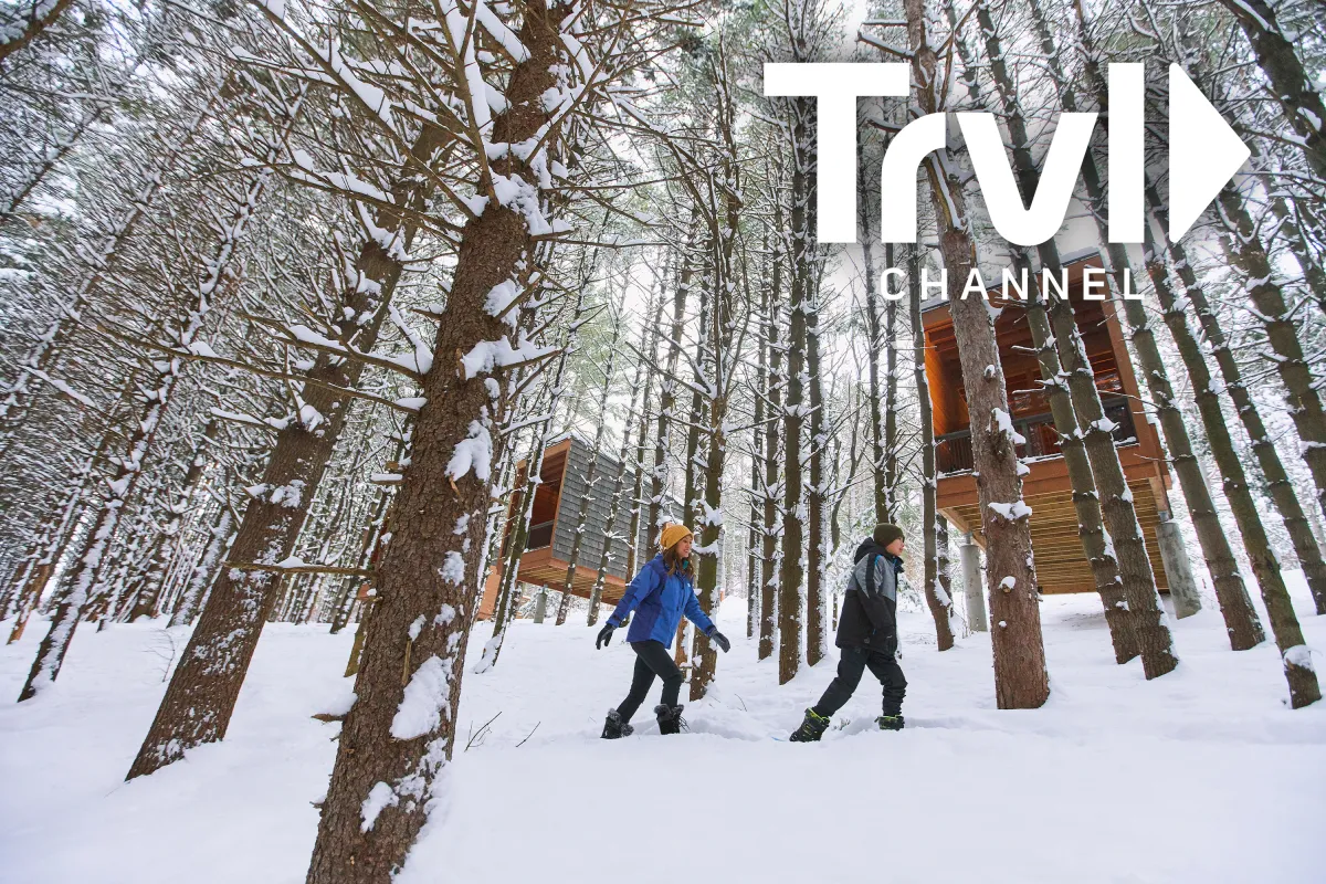 Snowshoeing Whitetail Woods Farmington