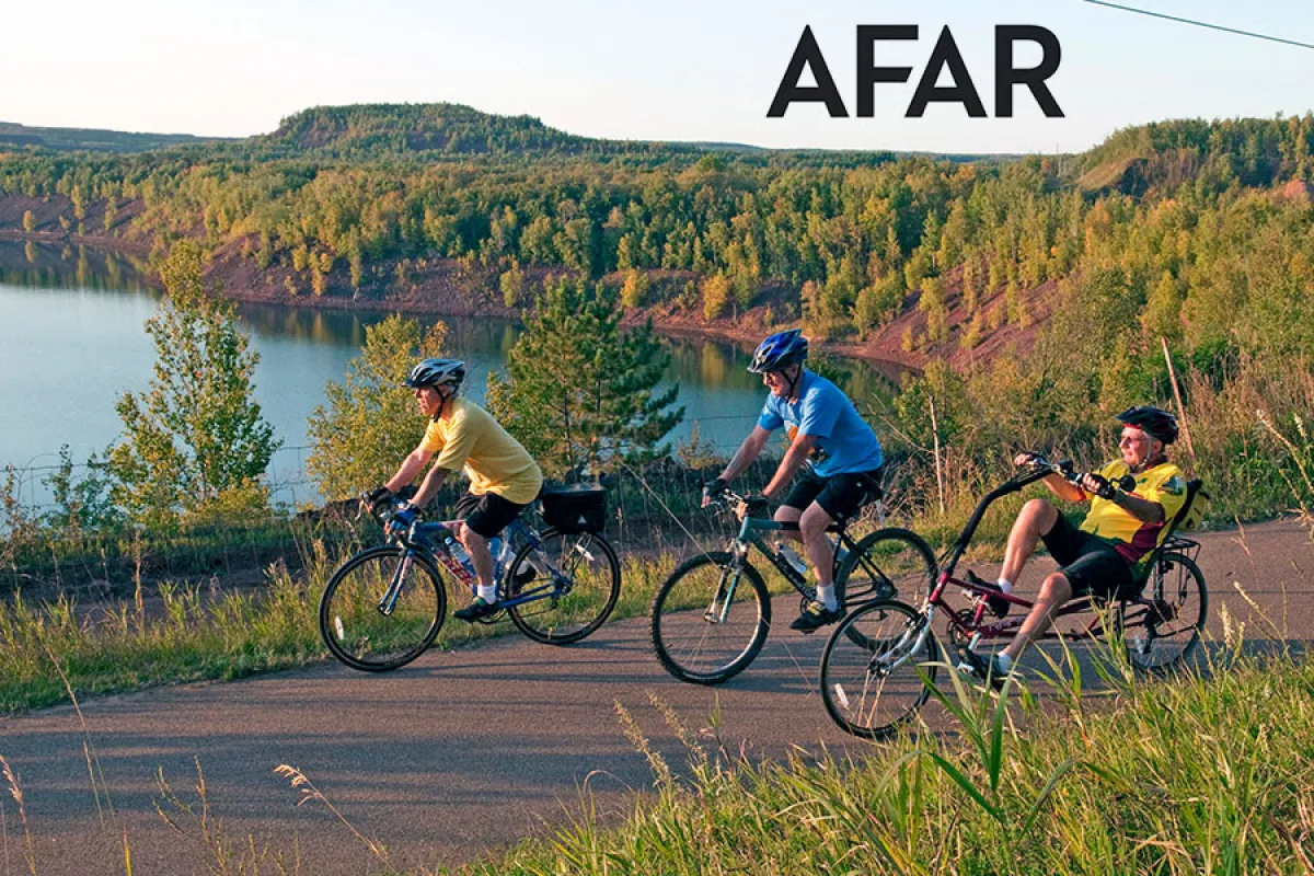 Mesabi Bike Trail near Hibbing