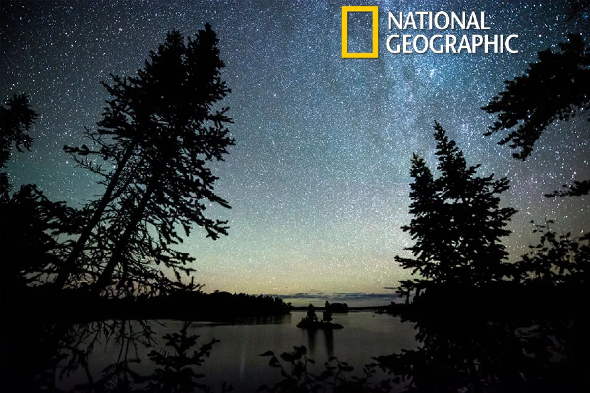 Voyageurs National Park starry night
