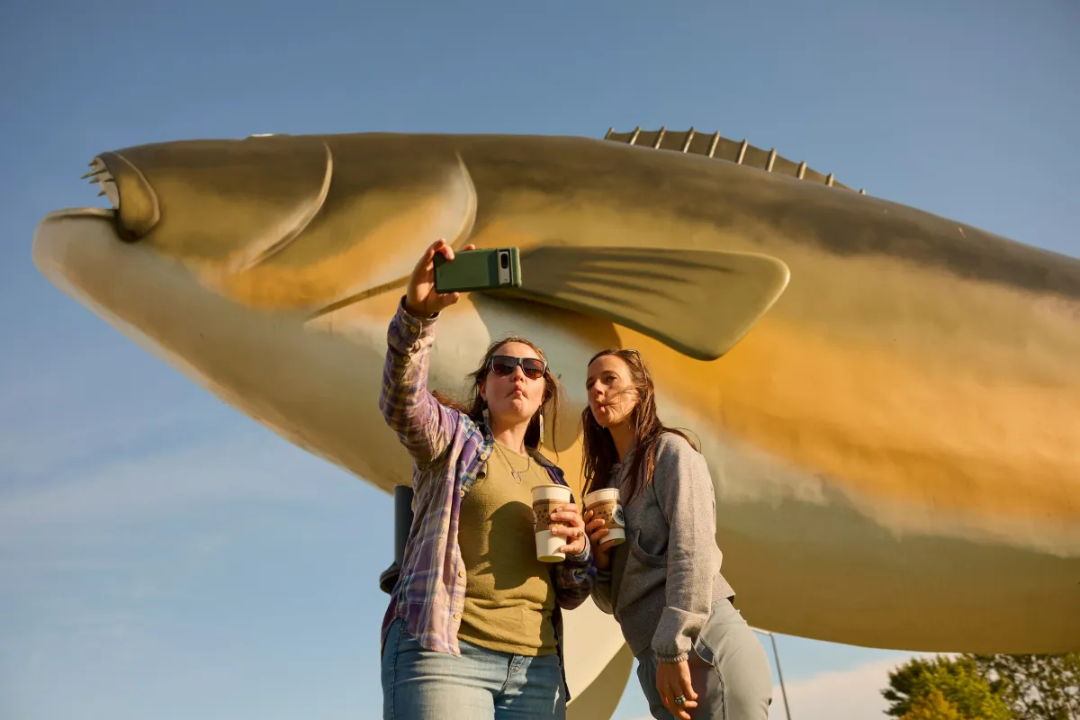 Willie the Walleye in Baudette