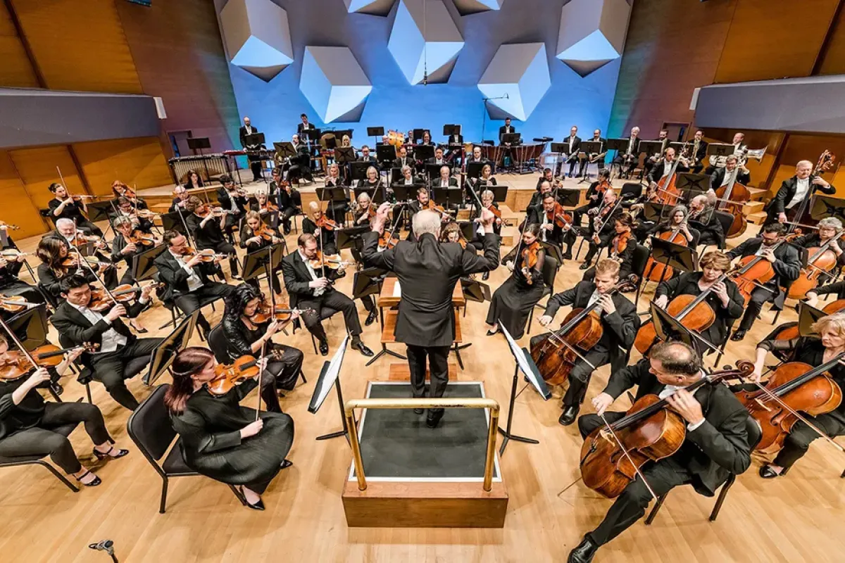 A Minnesota Orchestra performance in downtown Minneapolis