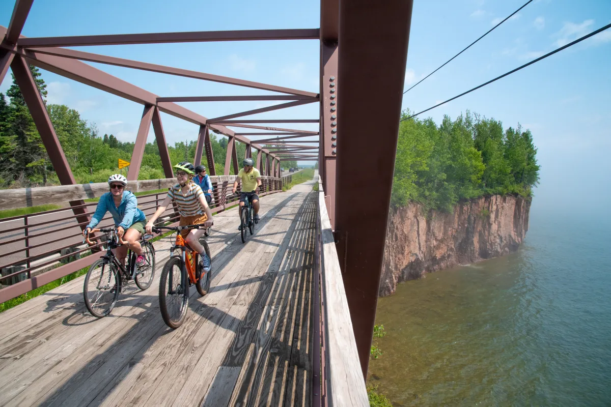 Twin Points Landing on the Gitchi-Gami State Trail