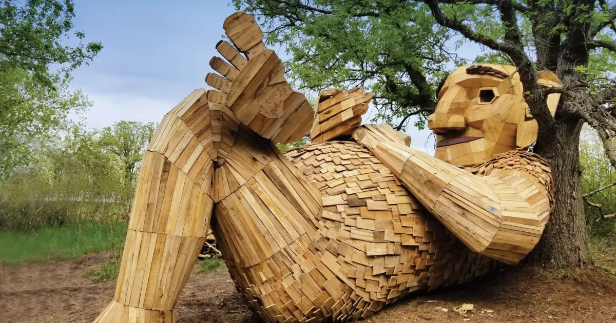 How to Find the Thomas Dambo Trolls in Detroit Lakes