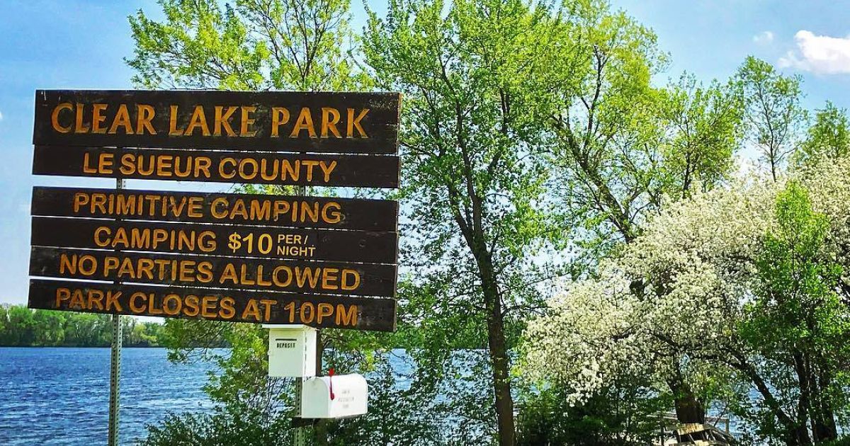 Clear Lake Park Campground Explore Minnesota
