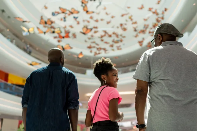 Family at Mall of America in Bloomington