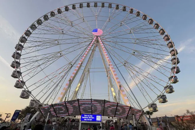 The American 250 Ferris wheel, which is set to appear at the Minnesota State Fair