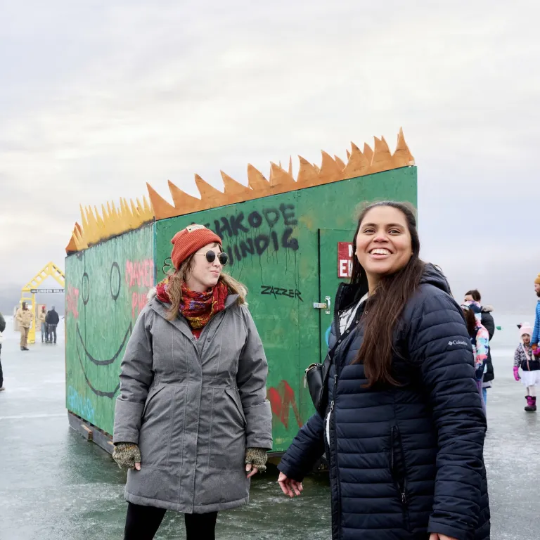 Art Shanty Projects on Lake Harriet 
