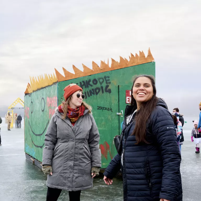 Art Shanty Projects on Lake Harriet 