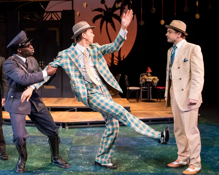 Actors on stage at the Great River Shakespeare Festival in Winona