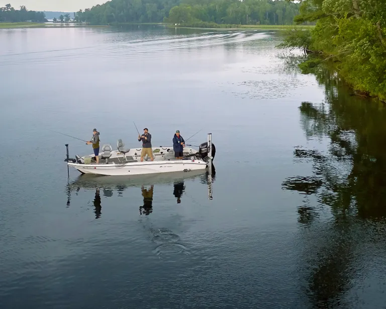 Fishing on Lake Margaret