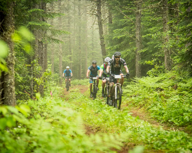 Riders on the Lutsen 99er Bike Race