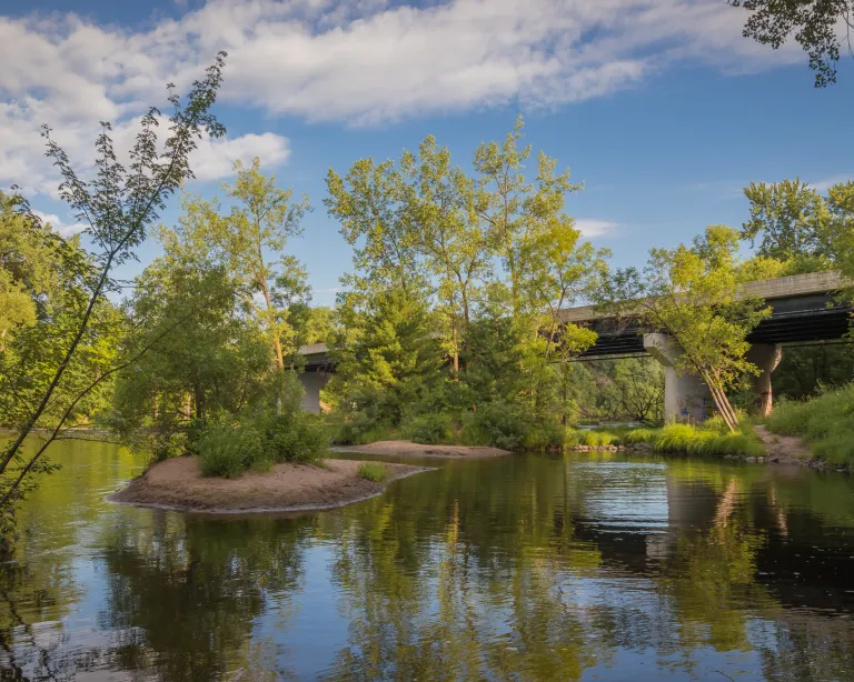 The Rum River in central Minnesota
