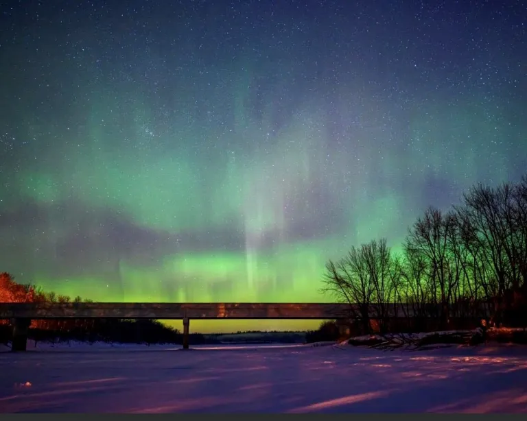 The Northern Lights in Rainy Lake