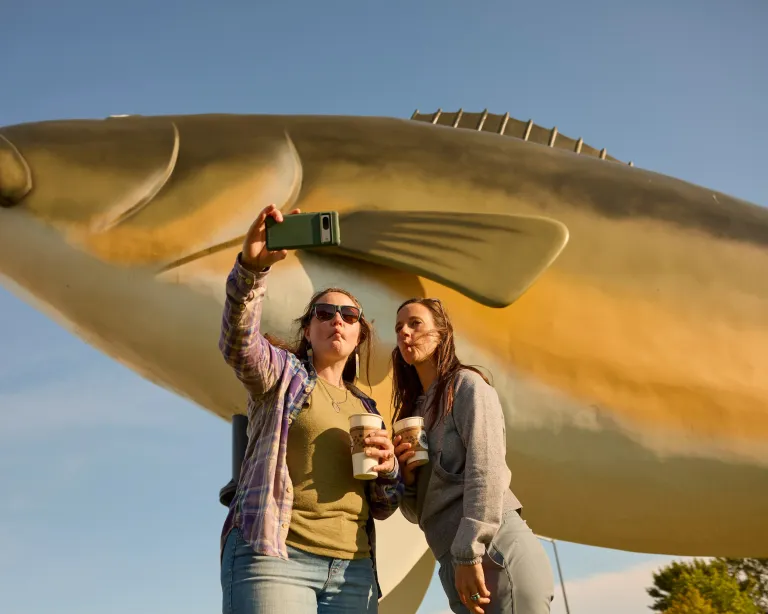 Willie the Walleye in Baudette