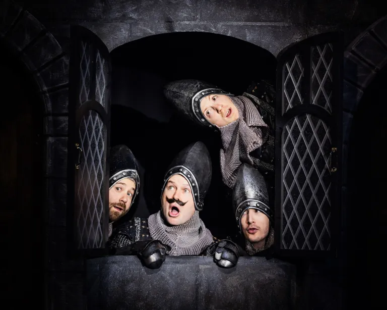 A national tour production of "Spamalot"